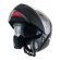 Capacete Helt Hippo Glass Preto Fosco Escamoteável Viseira Solar