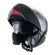 Capacete Helt Hippo Glass Preto Fosco Escamoteável Viseira Solar
