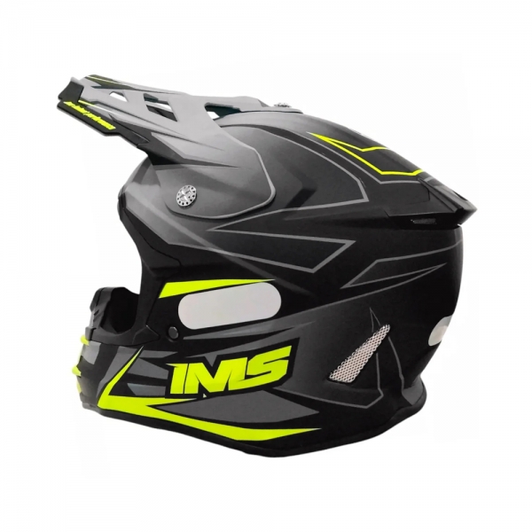 Capacete IMS Evo 2025 - Cinza Fosco Fluor