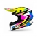 Capacete IMS Revo Edge Trilha Motocross - Azul Fluor Rosa