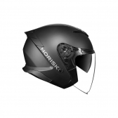 Capacete Norisk City Aberto - Monocolor Preto Fosco
