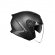 Capacete Norisk City Aberto - Monocolor Preto Fosco