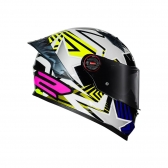 Capacete LS2 FF358 Pro Estellar - Azul Preto Amarelo