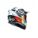 Capacete ASW R3 - Pure Branco Preto Vermelho