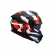 Capacete LS2 FF808 Stream II Mika - Branco Preto Vermelho