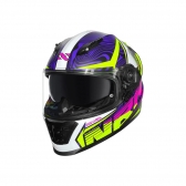 Capacete Norisk FF302 Soul II Control Preto Fosco Rosa