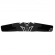 Cinta Abdominal Alpinestars Saturn Preto Branco
