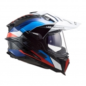 Capacete LS2 MX701 Explorer - Frontier Azul