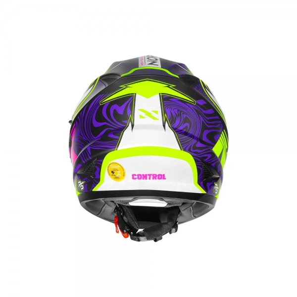 Capacete Norisk FF302 Soul II Control Preto Fosco Rosa